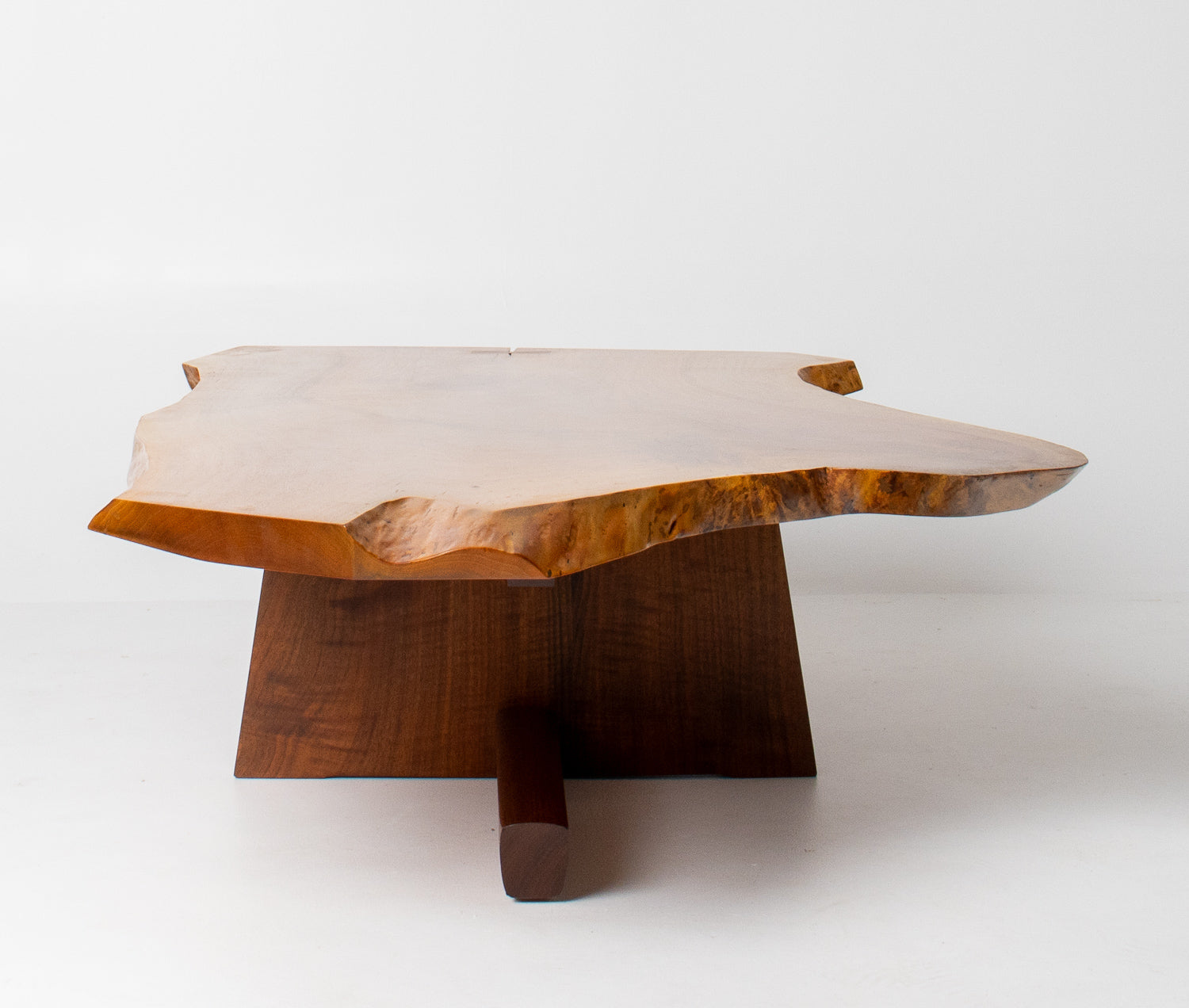Nakashima Studio Craft  Minguren I Coffee Table in English Walnut & Black Walnut