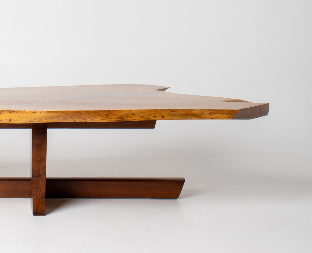 Nakashima Studio Craft  Minguren I Coffee Table in English Walnut & Black Walnut
