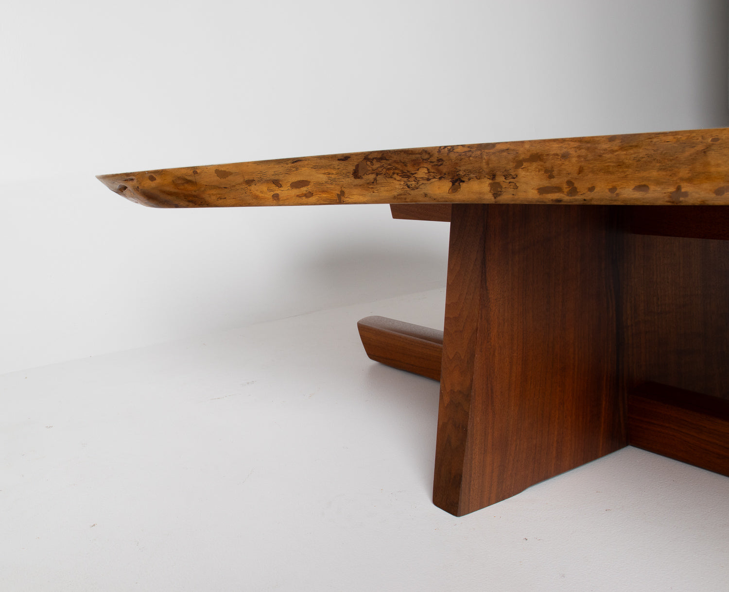 Nakashima Studio Craft  Minguren I Coffee Table in English Walnut & Black Walnut