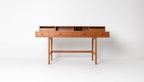 Peter Lovig Mid Century Danish Teak Flip Top Desk