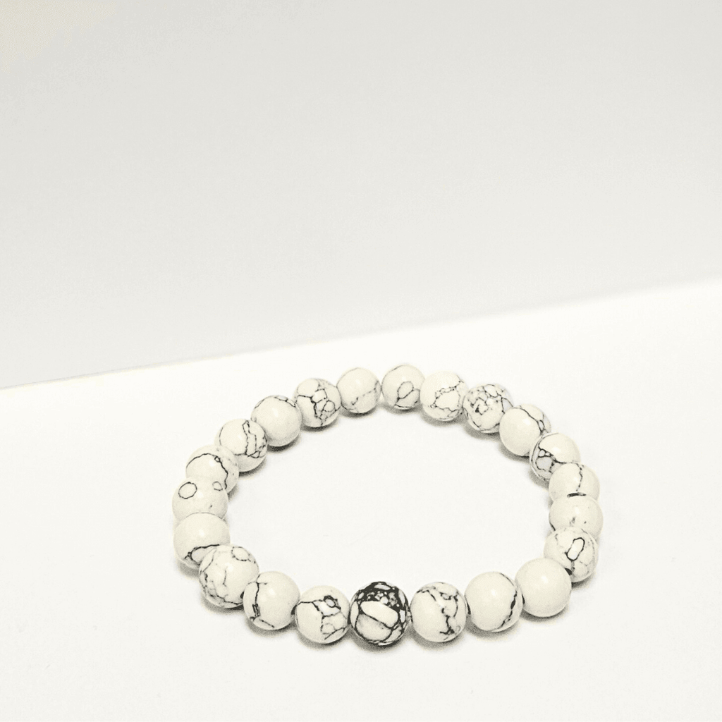 Howlite Bracelet - kindness and positive