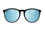 Hurricane - Matte Black - Sky Blue Polarized
