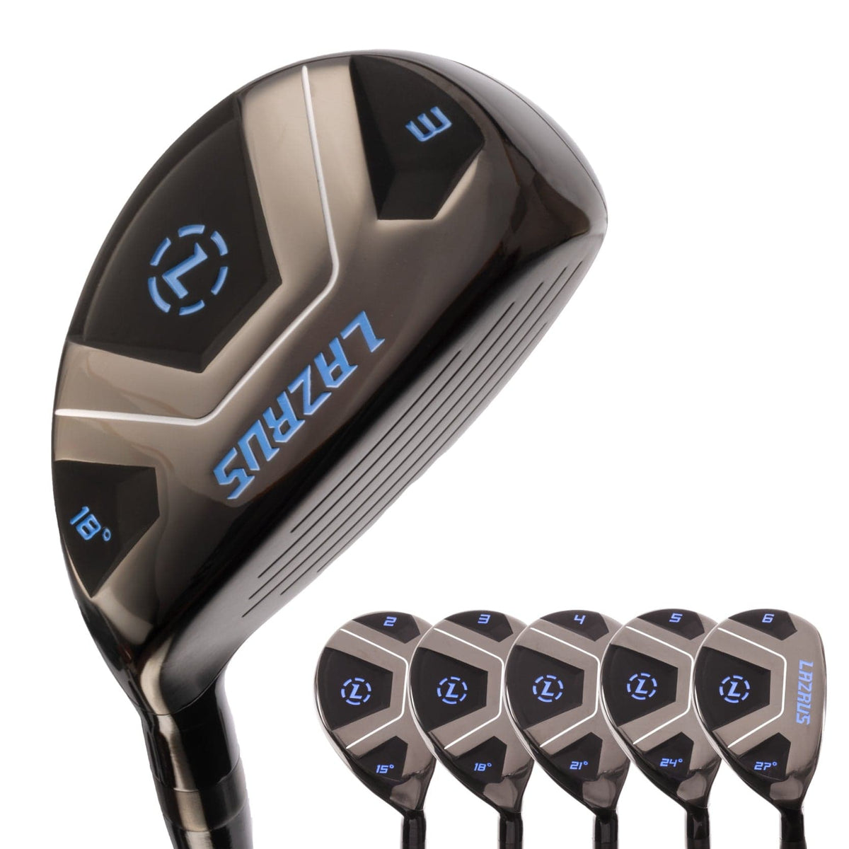 Lazrus Golf LAZ1 Hybrids (BLACK)