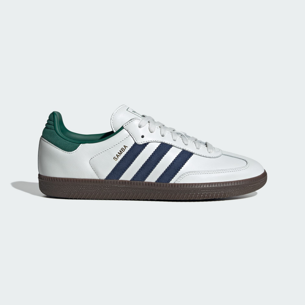 ADIDAS Mens SAMBA OG,BLKWHI/CGREEN/ACTIVE,11.0