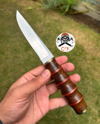 Hand Made D2 Tool Steel Meat Cutting Pukko Knife