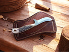 Handmade Rasp Steel Belt Knife