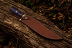 Custom Handmade Big Knife with Damascus Steel Blade