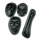 4 Piece Skull Mold Set