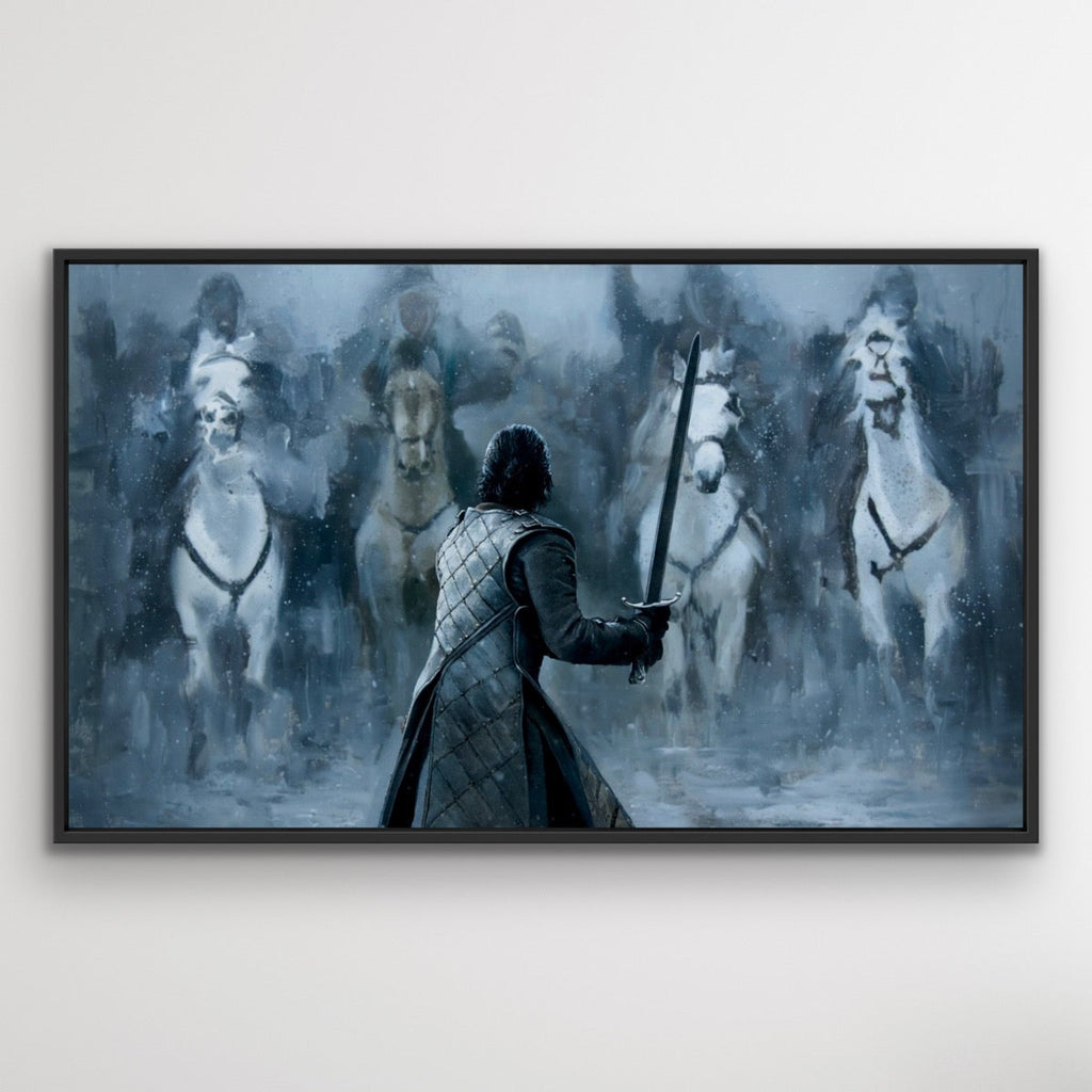King in the North - Game of Thrones - Jon Snow Art Print