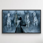 King in the North - Game of Thrones - Jon Snow Art Print