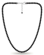 Black Obsidian Beaded Necklace