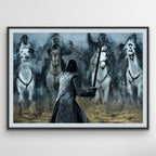King in the North - Game of Thrones - Jon Snow Art Print