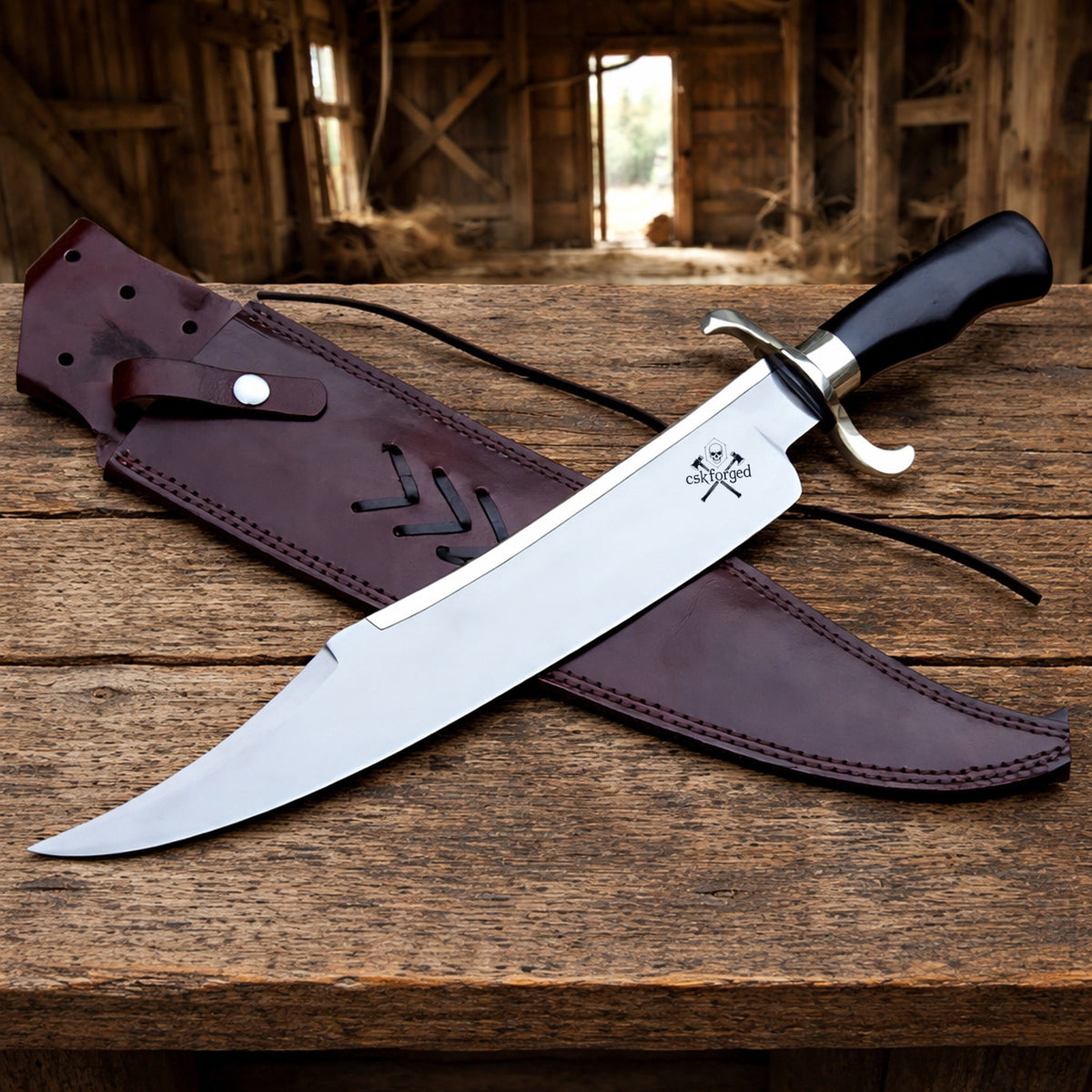 Gil Hibben Expendables Knife with Premium Leather Sheath – Legendary Design With Ultimate Craftsmanship