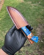 Handmade Damascus Steel Hunting Knife