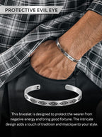 Evil Eye Cuff Bracelet