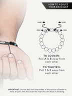 Turquoise & Black Onyx Beaded Bracelet - Navajo