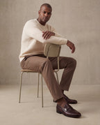 The Aurelio Brown Python & Baby Buffalo Leather Penny Loafer
