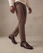 The Aurelio Brown Python & Baby Buffalo Leather Penny Loafer