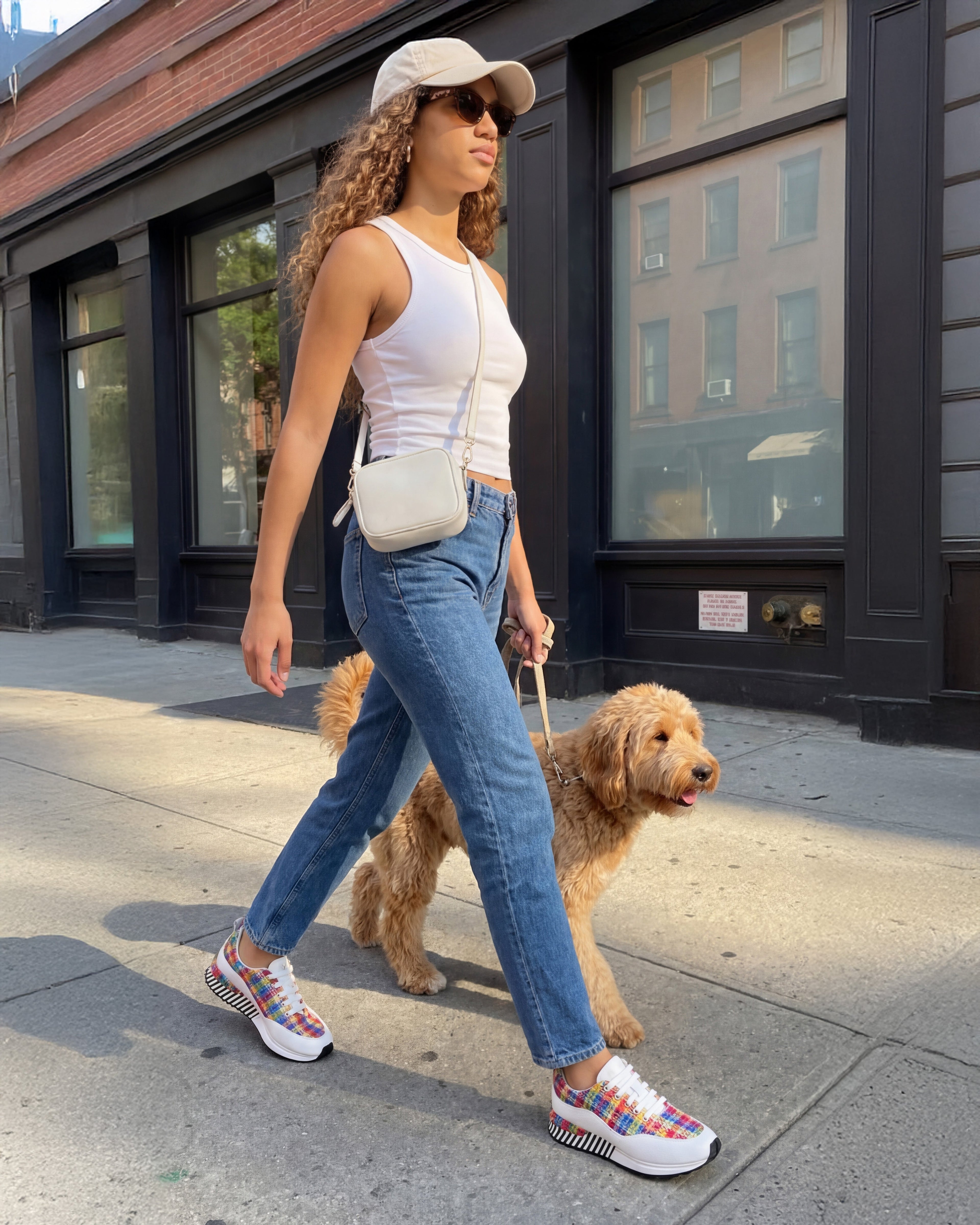 The Valencia White Leather Women Sneaker