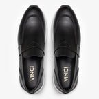 The Lumina Black Buffalo Leather Women Sneaker