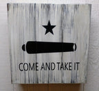 "Come and Take It"  wall art box.