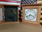 "Peacemaker” Wooden Gun Concealment Clock