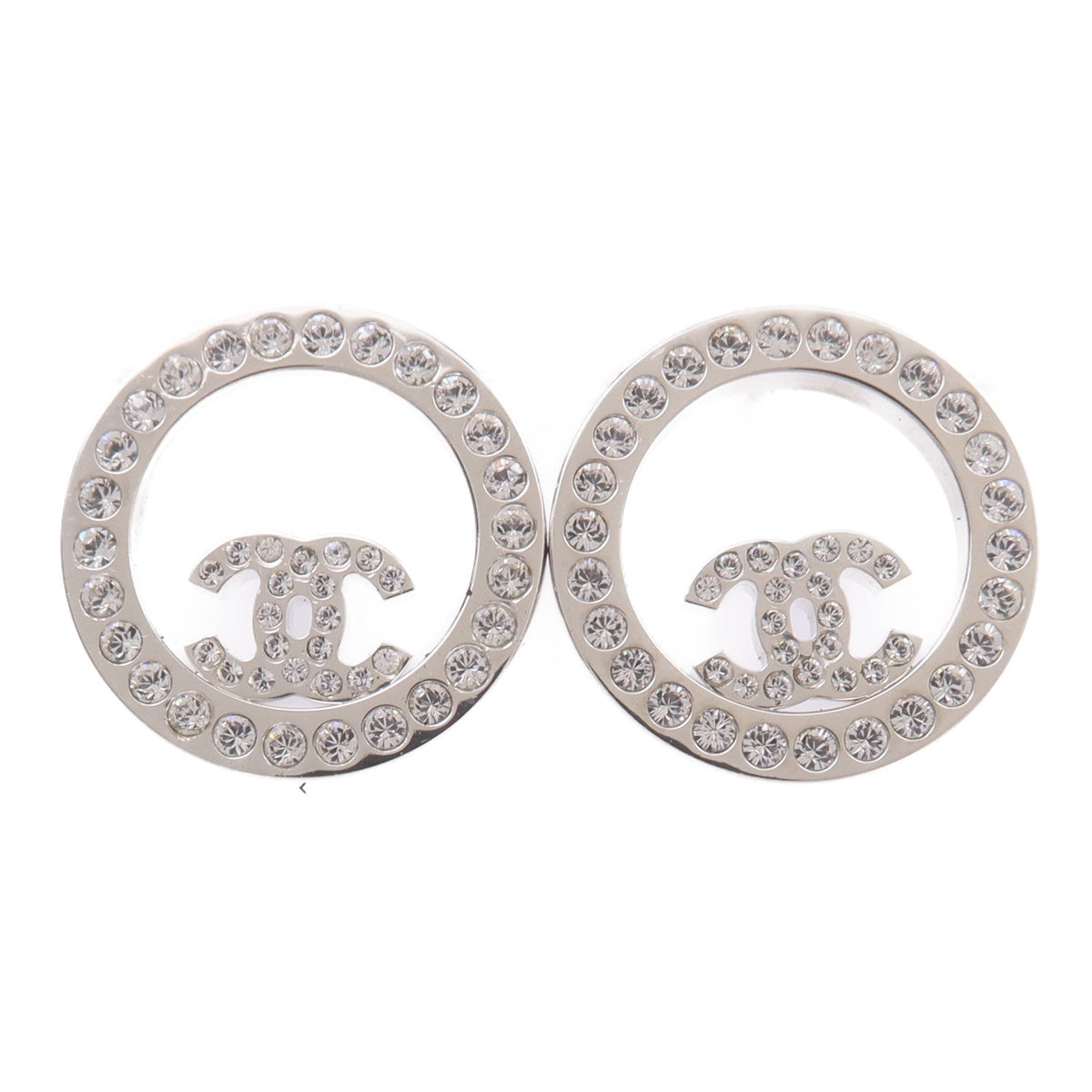 Chanel CC Earrings · Metal
