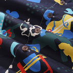 1960s Vintage Hawaiian Shirt For Men Jazz Club Shirt Camp Collar 100% Cotton