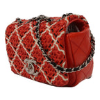 Chanel Woven Stitch Mini Flap · Patent