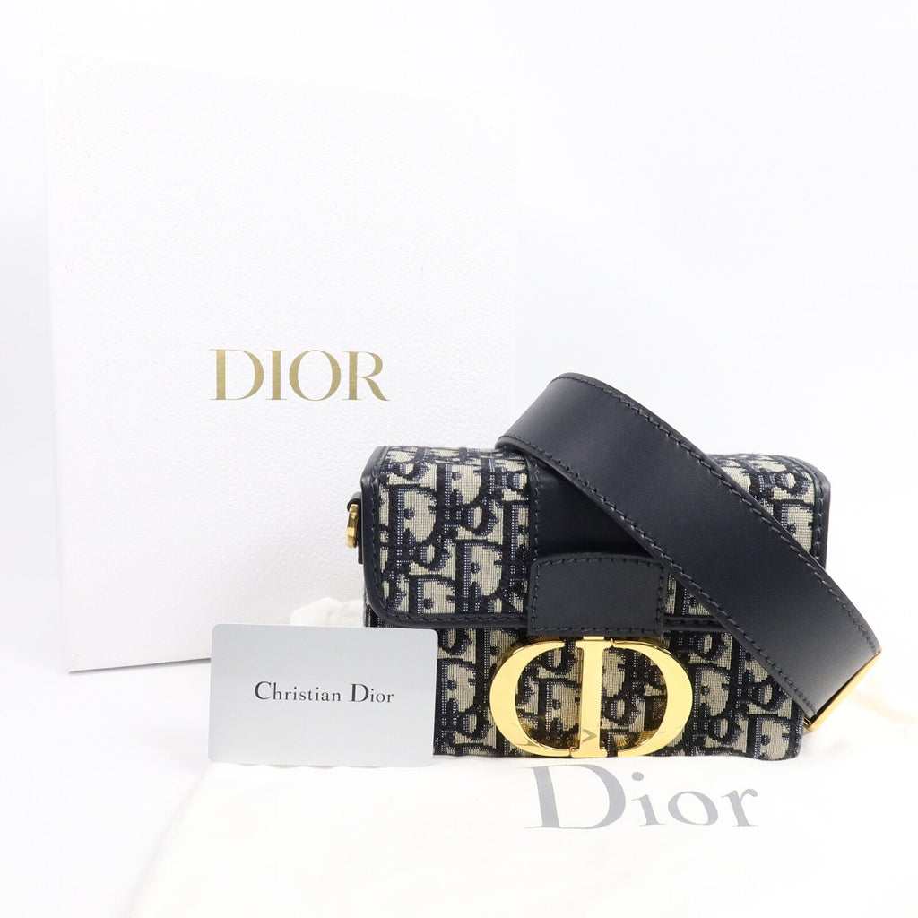 Dior Montaigne 30 Mini · Canvas Shoulder Bag