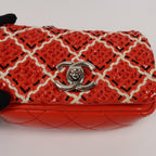 Chanel Woven Stitch Mini Flap · Patent