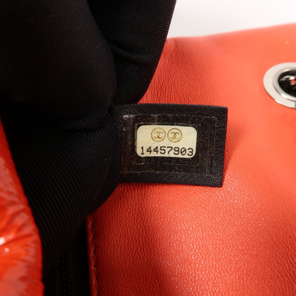 Chanel Woven Stitch Mini Flap · Patent