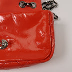 Chanel Woven Stitch Mini Flap · Patent