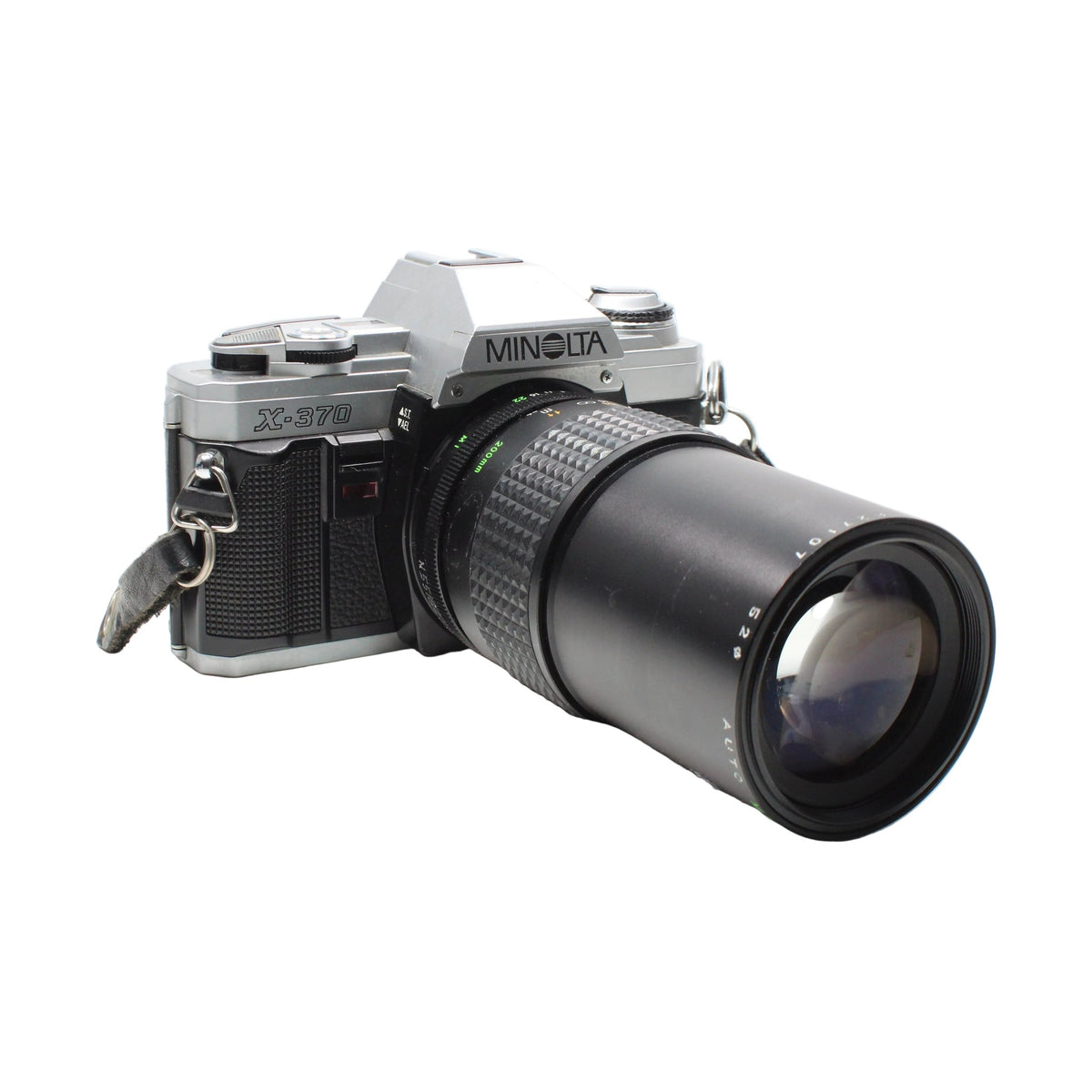 Minolta X-370 35mm SLR Film Camera with Minolta MD Manual-Focus Zoom Lens