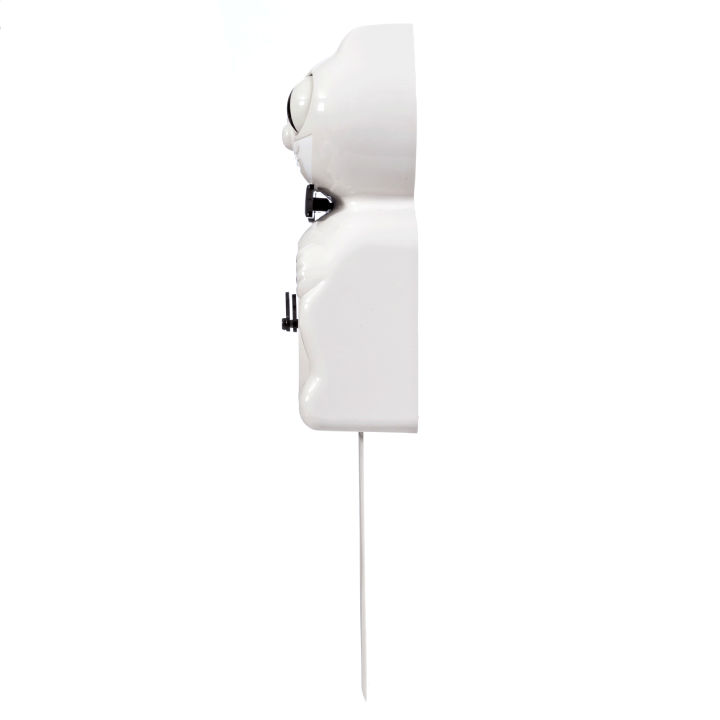 Classic White Gentleman Kit-Cat Klock