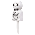 Classic White Gentleman Kit-Cat Klock