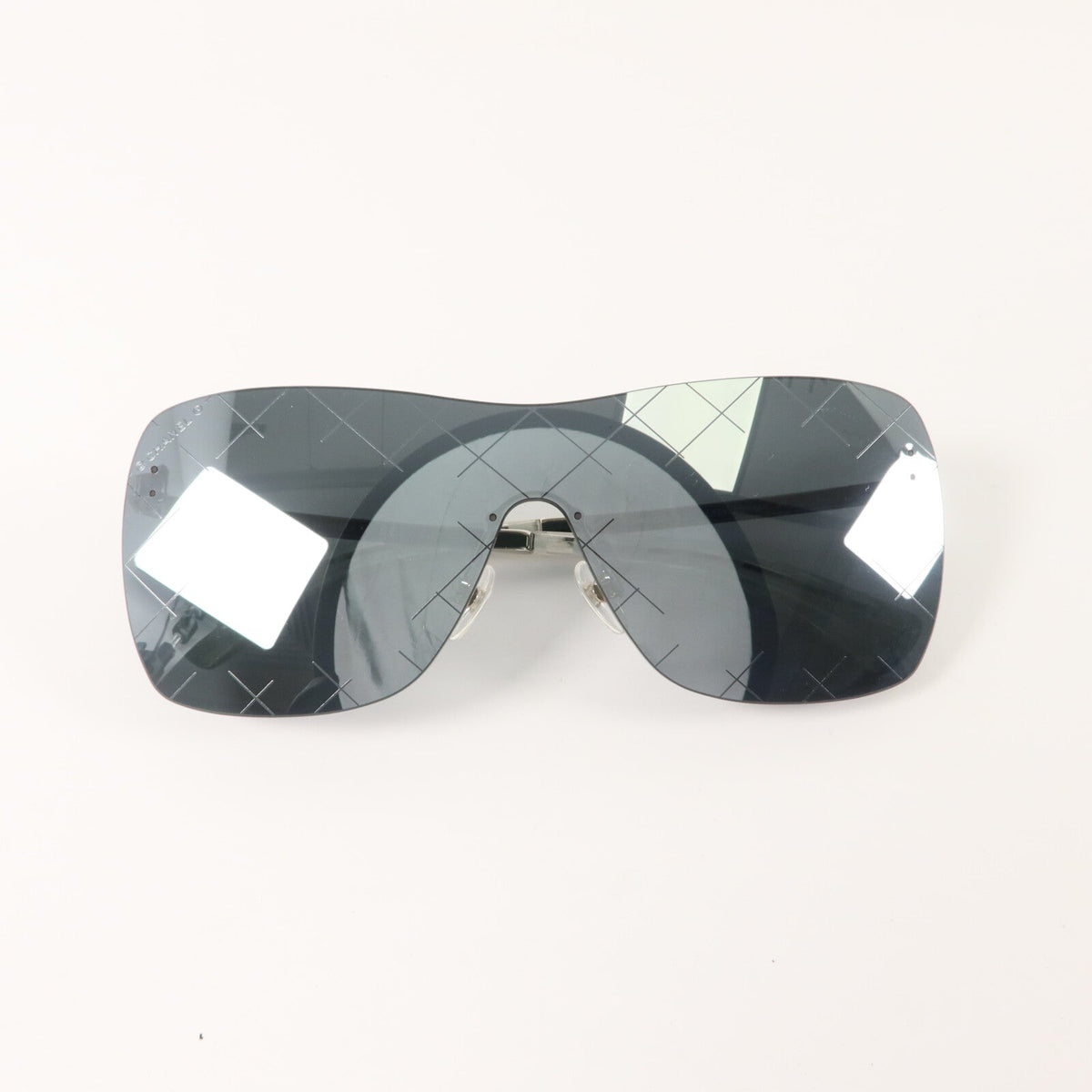 Chanel CC Runway Shield Sunglasses · Metal
