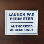 Launch Pad Perimeter Wall Sign