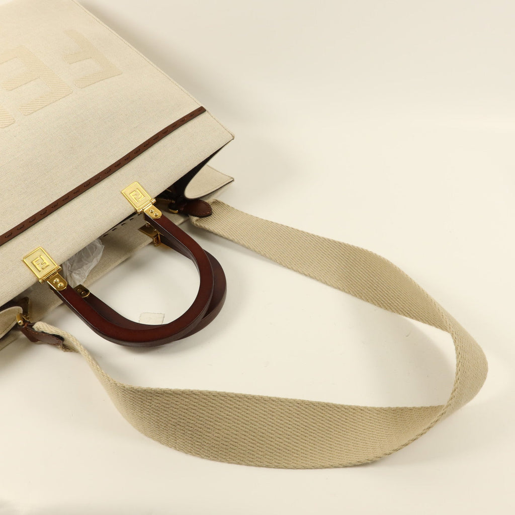 Fendi Sunshine Medium · Canvas Tote