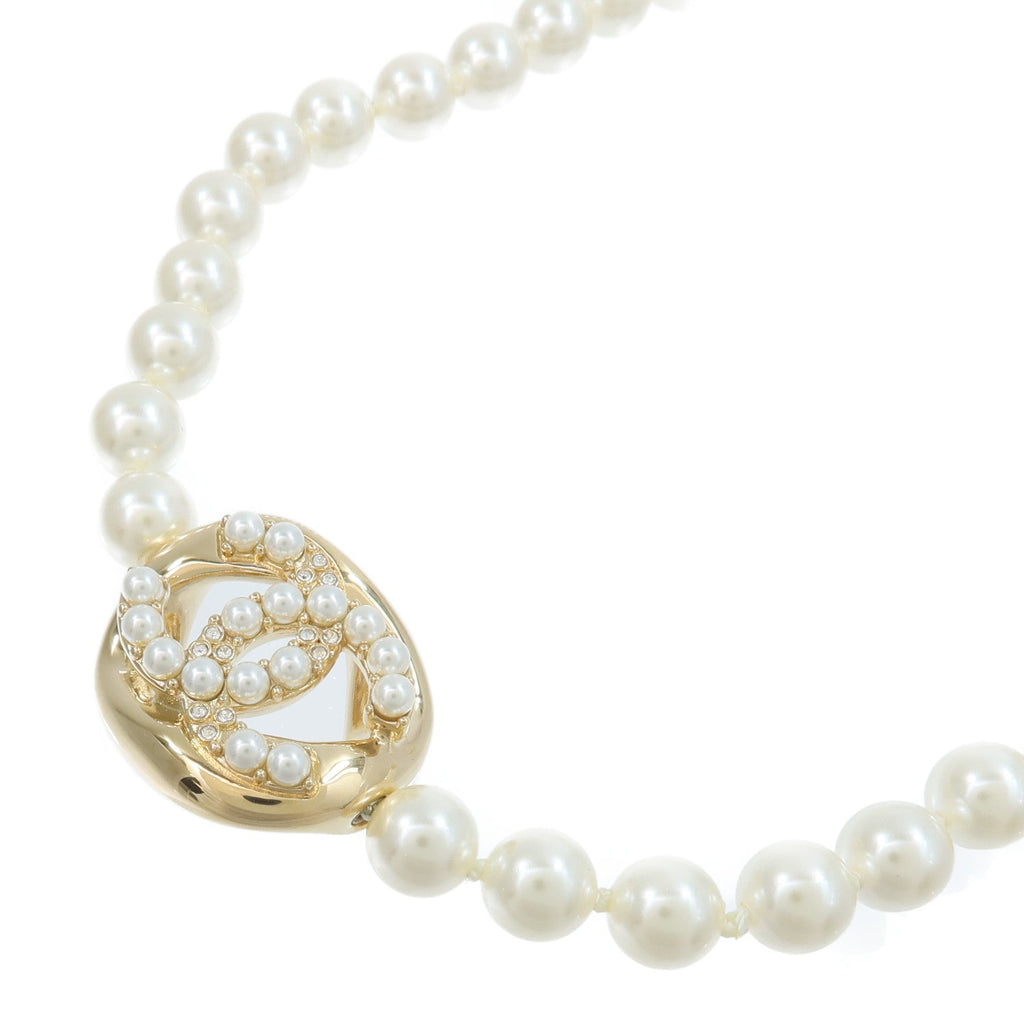 CHANEL CC · PVC · Pearl