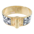 Hermès Charniere Wide Bangle · Enamel
