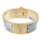 Hermès Charniere Wide Bangle · Enamel