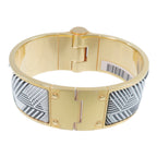 Hermès Charniere Wide Bangle · Enamel