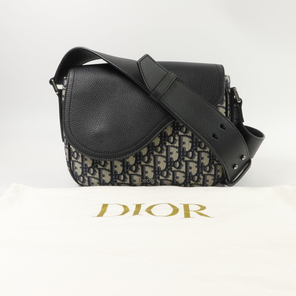 Dior CD Mini Saddle · Canvas Leather