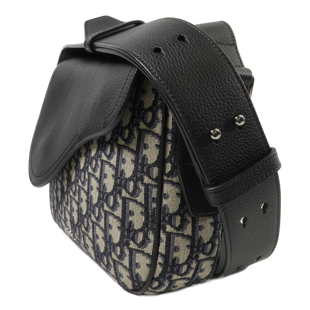 Dior CD Mini Saddle · Canvas Leather
