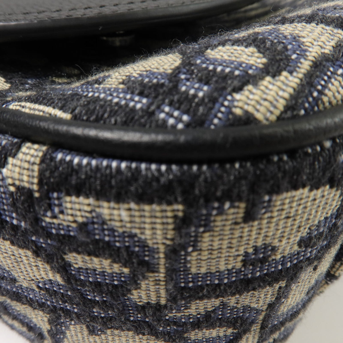Dior CD Mini Saddle · Canvas Leather