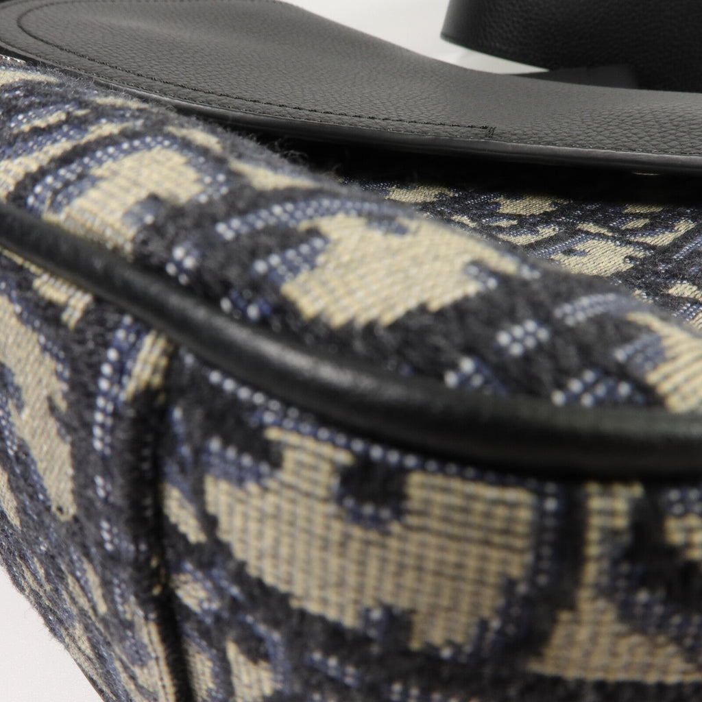 Dior CD Mini Saddle · Canvas Leather