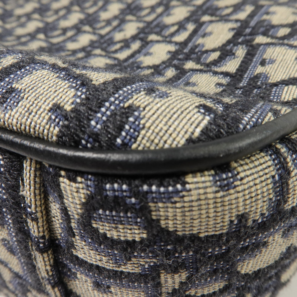 Dior CD Mini Saddle · Canvas Leather