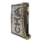 Chanel · Tweed Chain Clutch