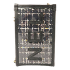 Chanel · Tweed Chain Clutch